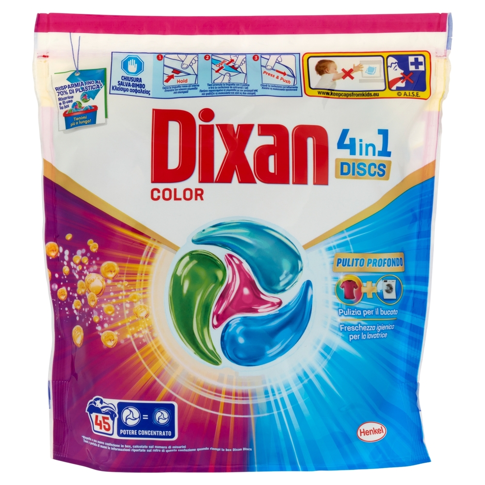 DIXAN Discs Color 45pz (742,5g)